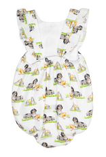 Nola Tawk Mascot Mania Tennessee Muslin Bubble Romper