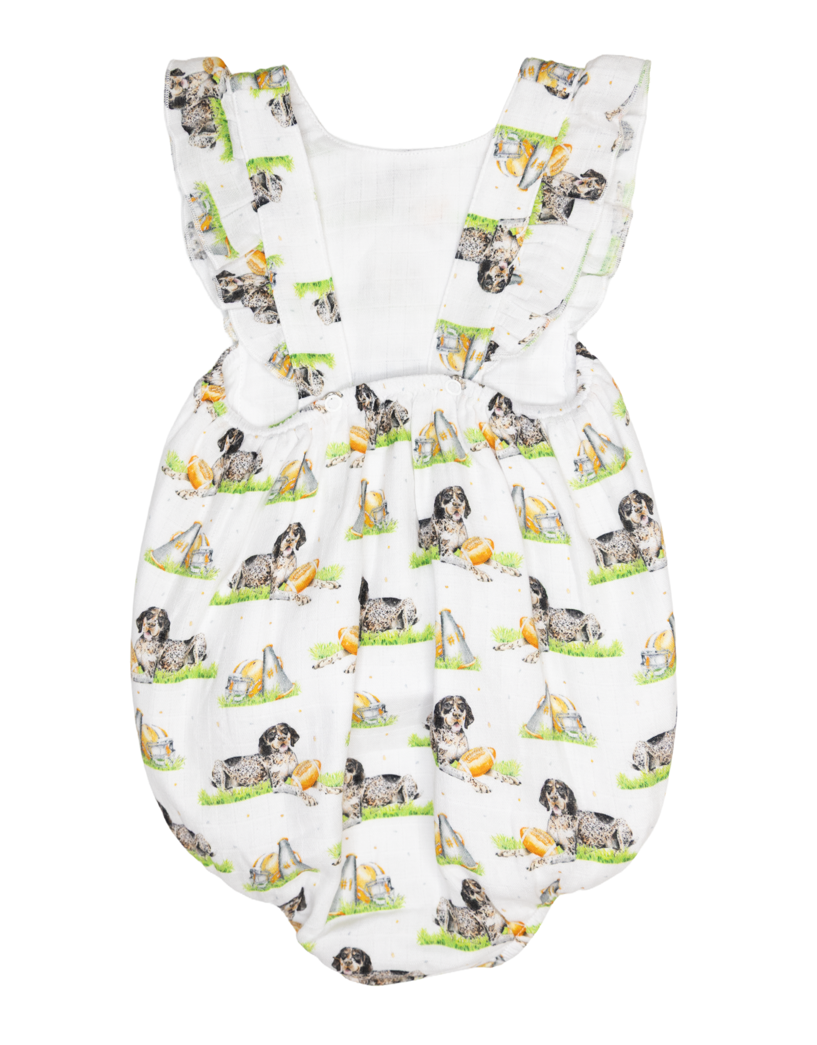 Nola Tawk Mascot Mania Tennessee Muslin Bubble Romper
