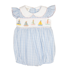Lulu Bebe Rosie Smocked Sailboat Bubble