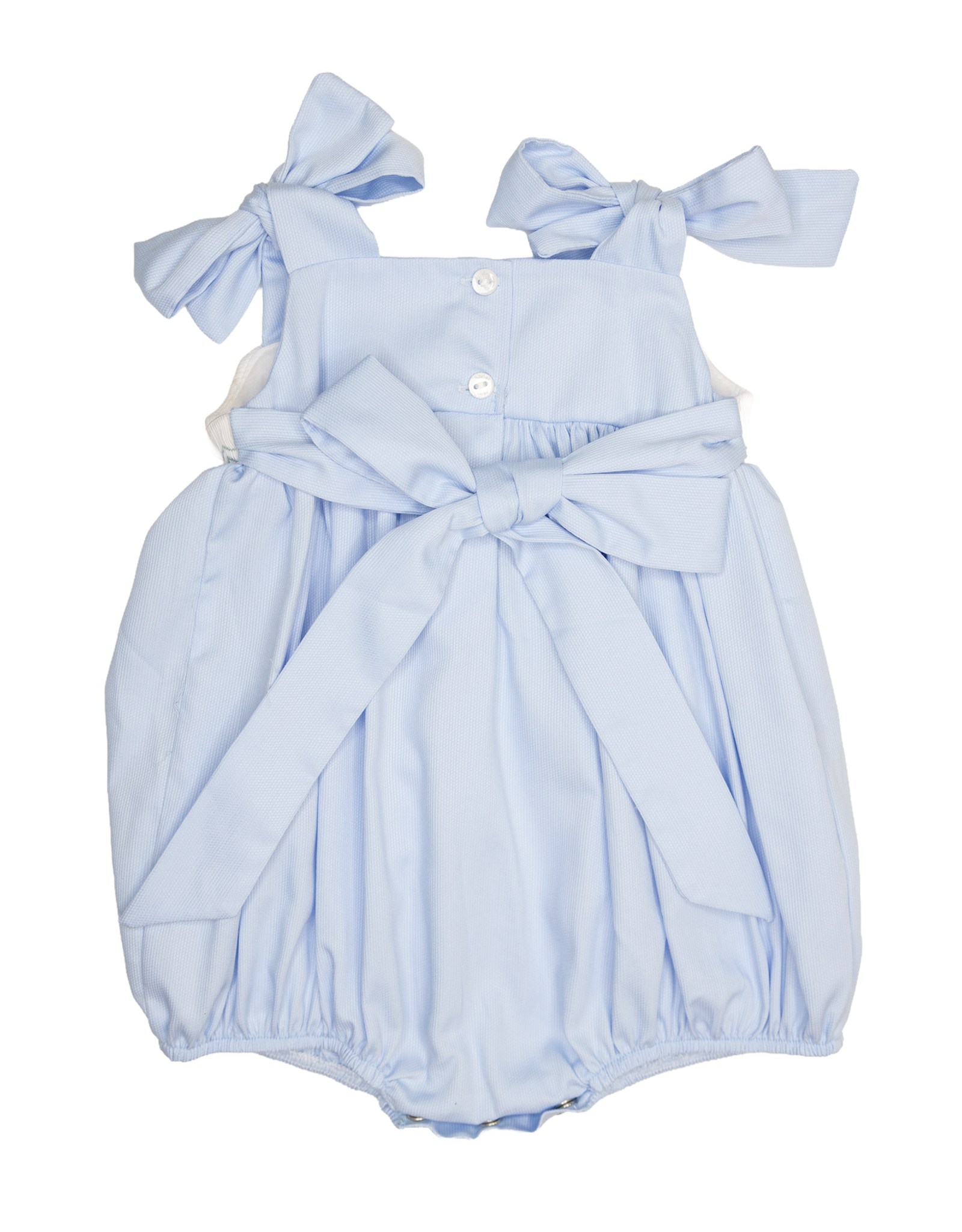 Lulu Bebe LBS26 Julie Smocked Seashell Bubble