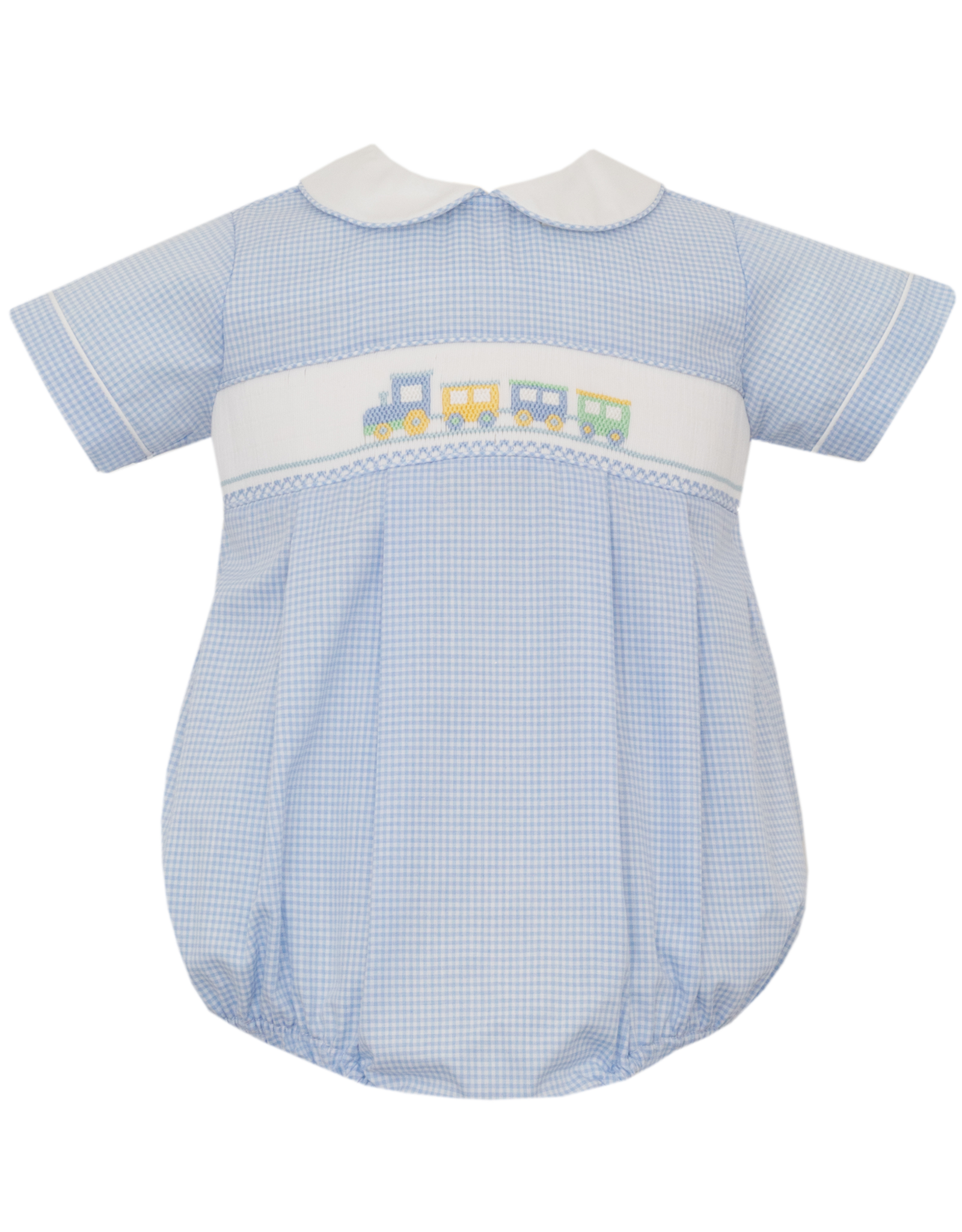Petit Bebe 116BB Train Smocked Bubble