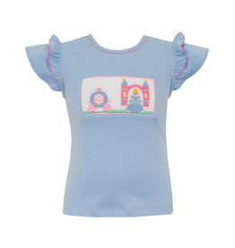 Anavini Cinderella  Smocked Shirt