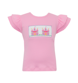 Anavini Princes Castle Smocked Shirt (Size 6)