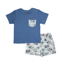 Emma Jean Airplane Short Set