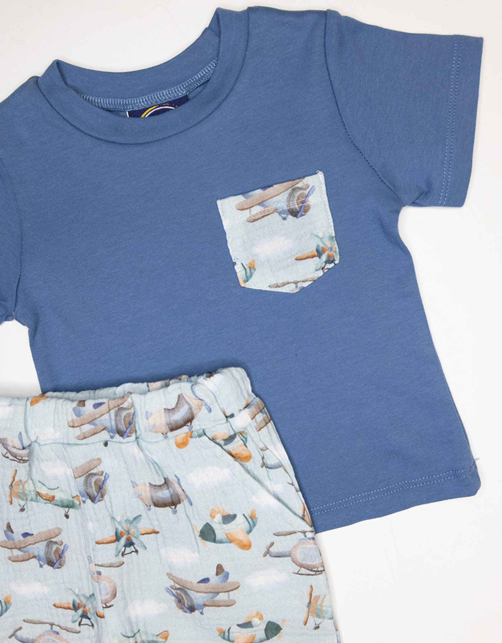 Emma Jean 1122 Airplane Short Set