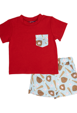 Emma Jean 1117  Baseball Short Set