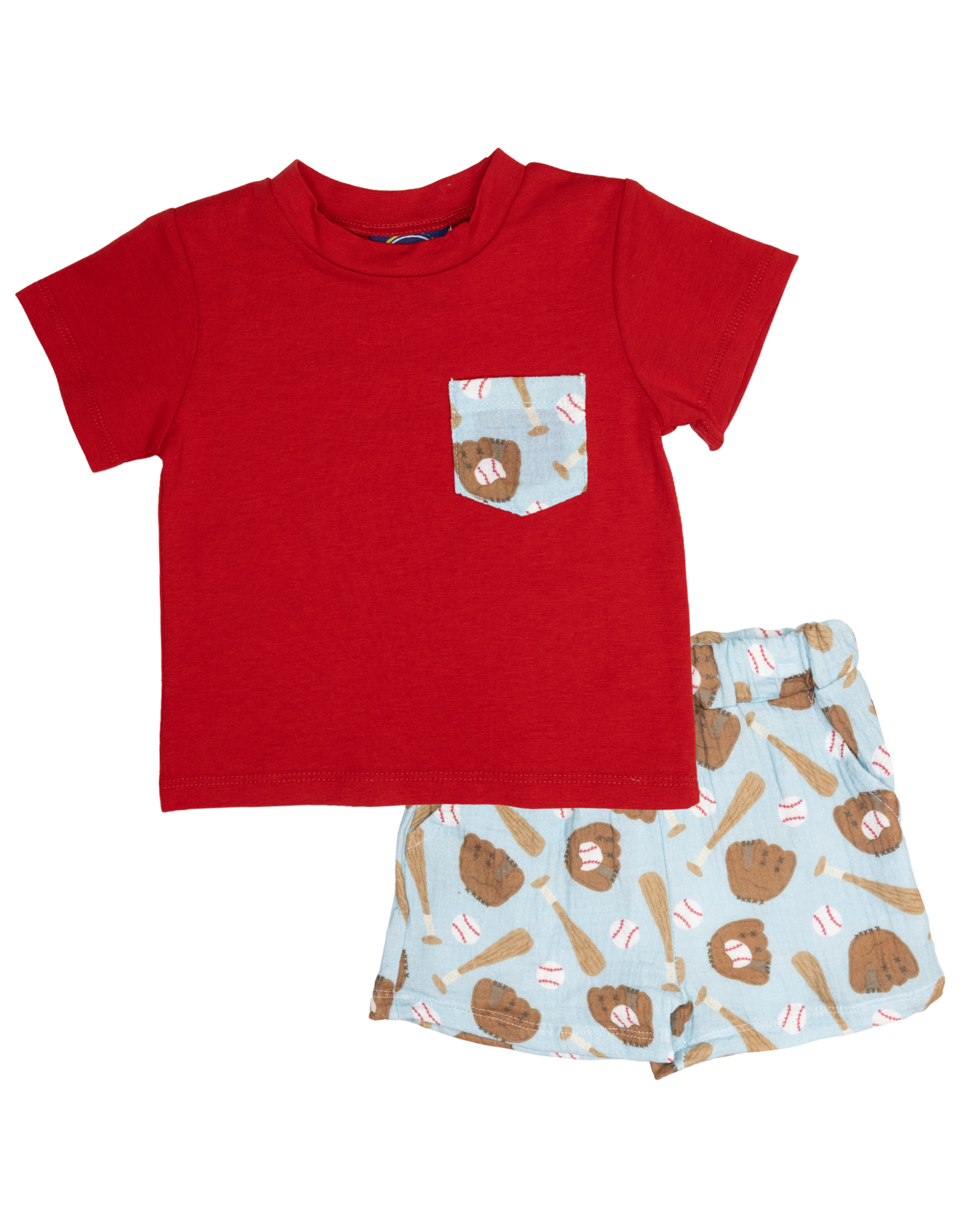 Emma Jean 1117  Baseball Short Set