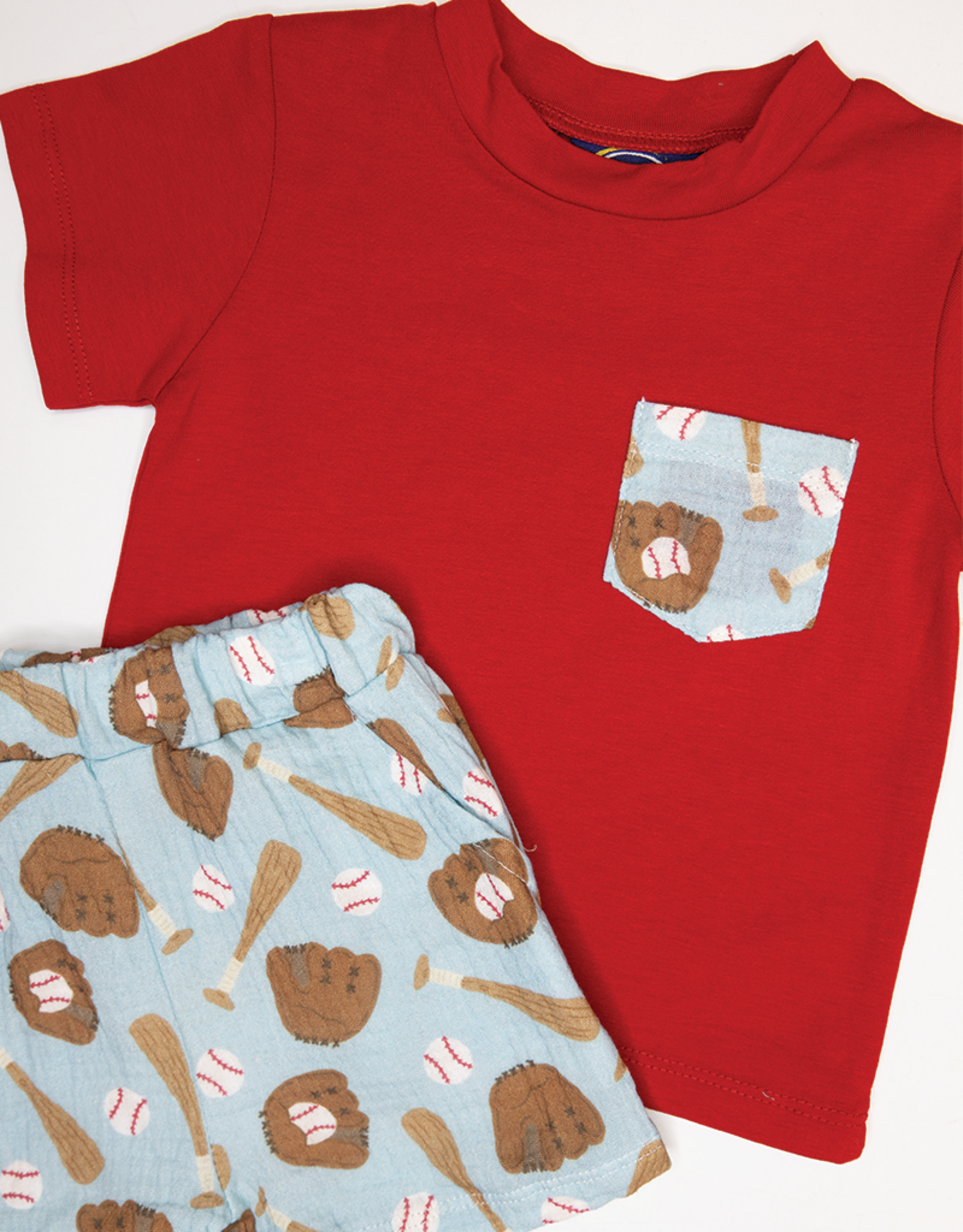 Emma Jean 1117  Baseball Short Set