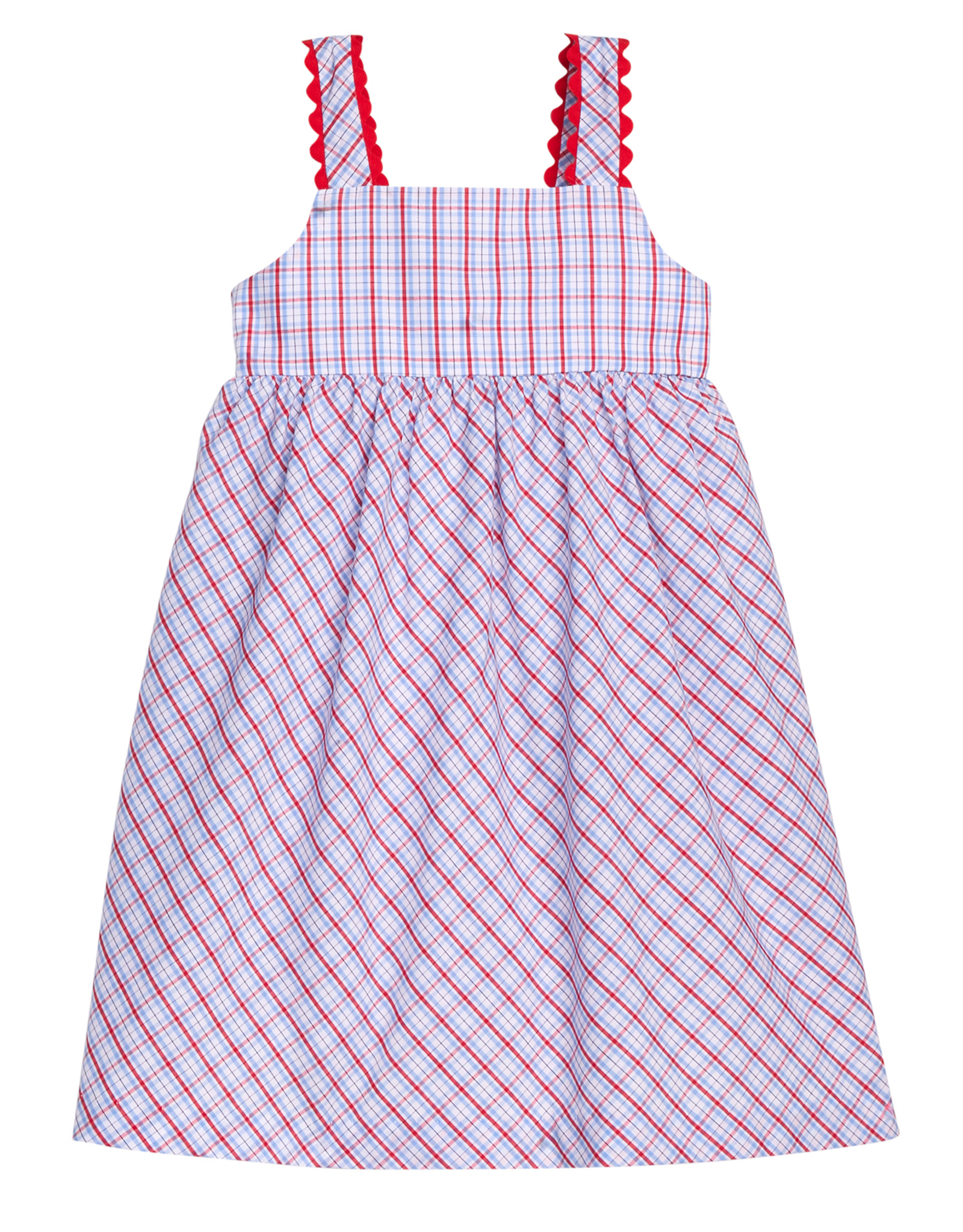Little English LES26 Evie Dress Patriotic Plaid
