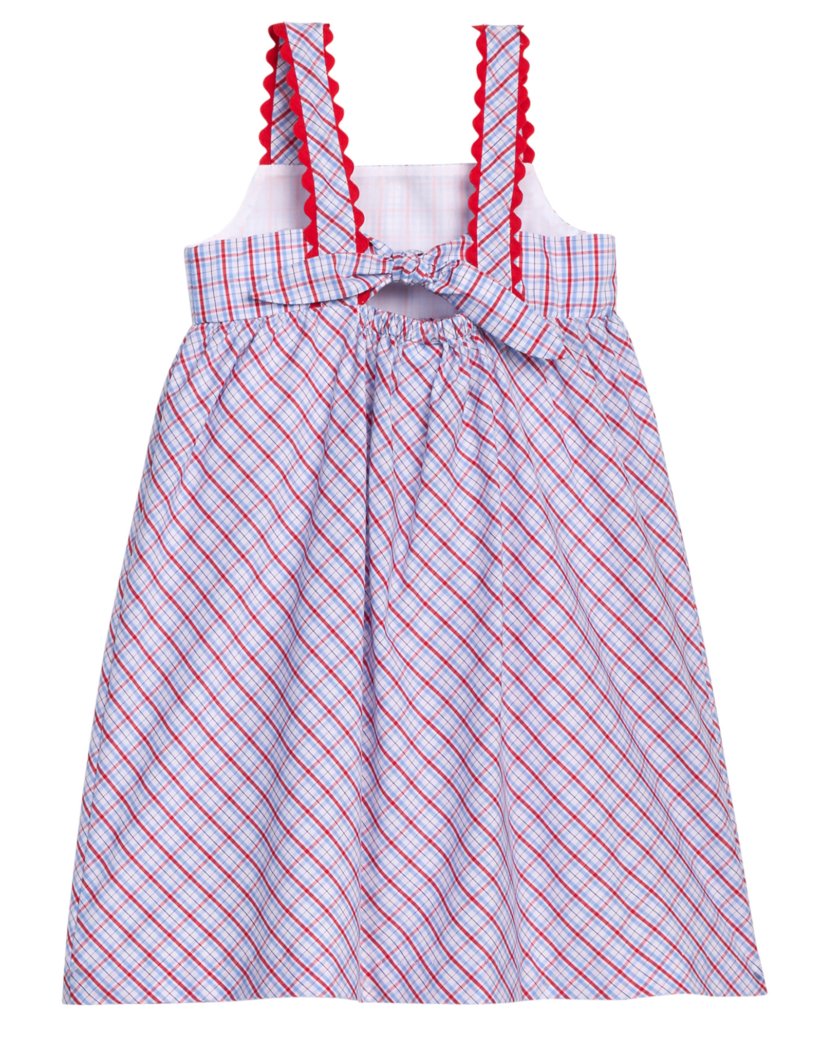 Little English LES26 Evie Dress Patriotic Plaid