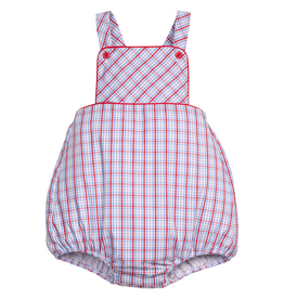 Little English Linville Bubble Patriotic Plaid