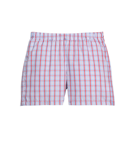 Little English Basic Short Patriotic Plaid
