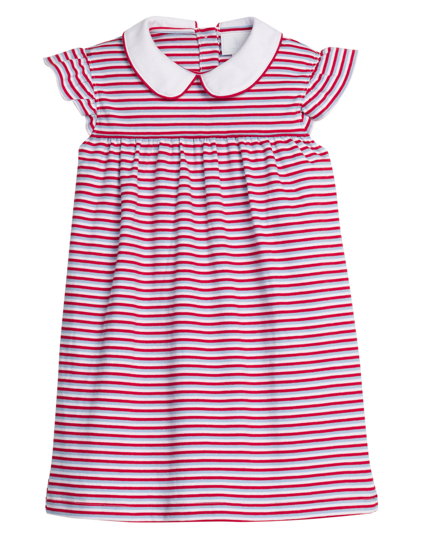Little English LES26 Peter Pan Dress Americana Stripe