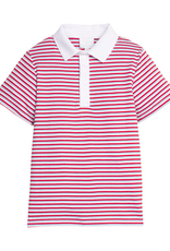 Little English LES26 SS Polo Americana Stripe
