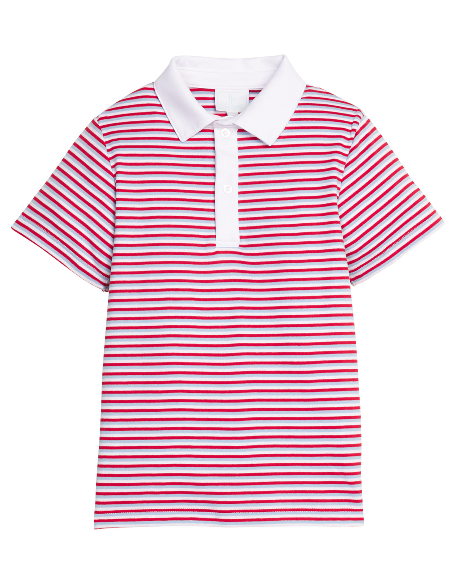 Little English LES26 SS Polo Americana Stripe