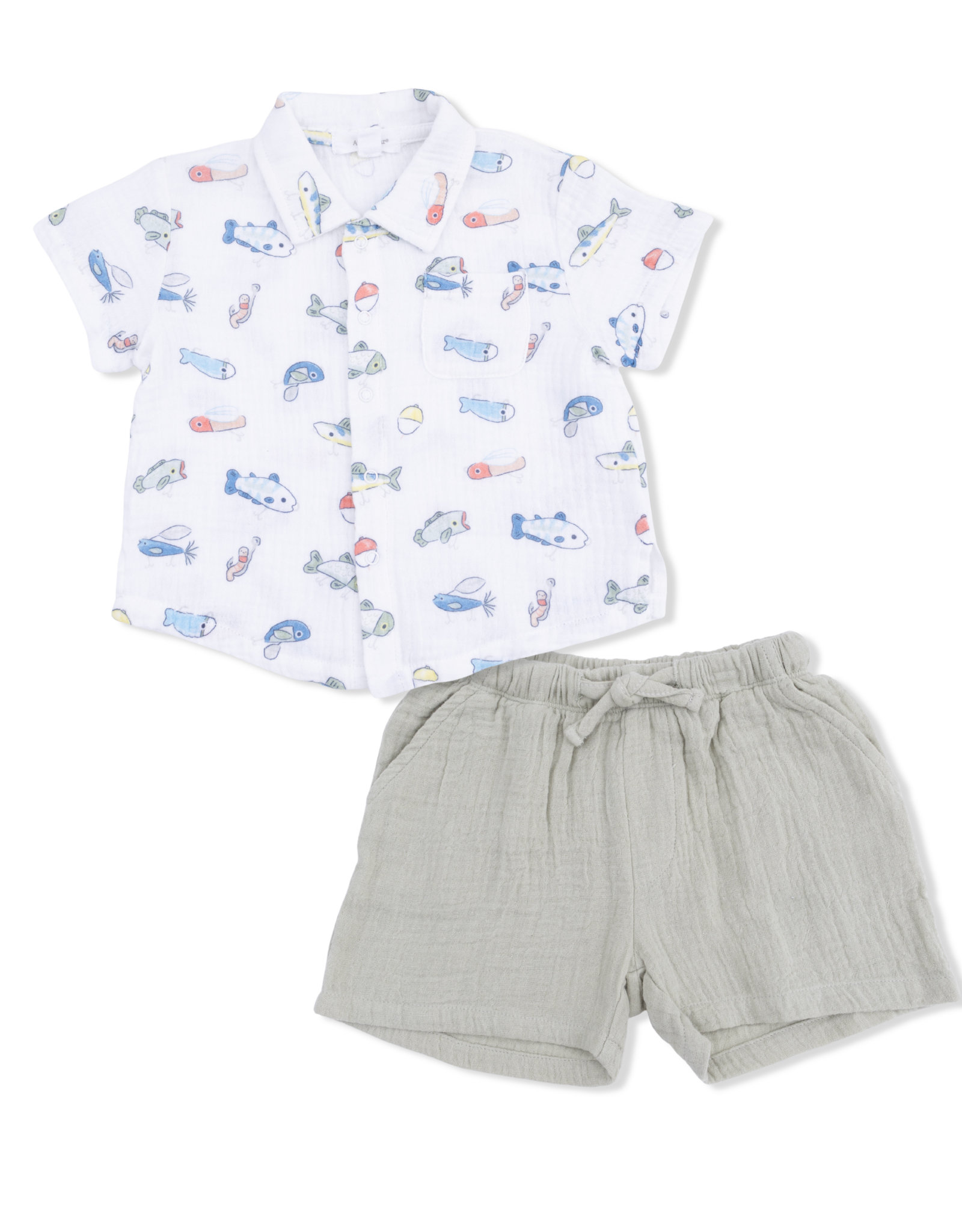 Angel Dear ADS26 Fishing Lures Polo Short Set