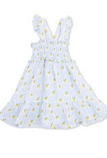 Angel Dear ADS26 Lovely Lemons Smocked Ruffle Sundress