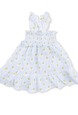 Angel Dear ADS26 Lovely Lemons Smocked Ruffle Sundress