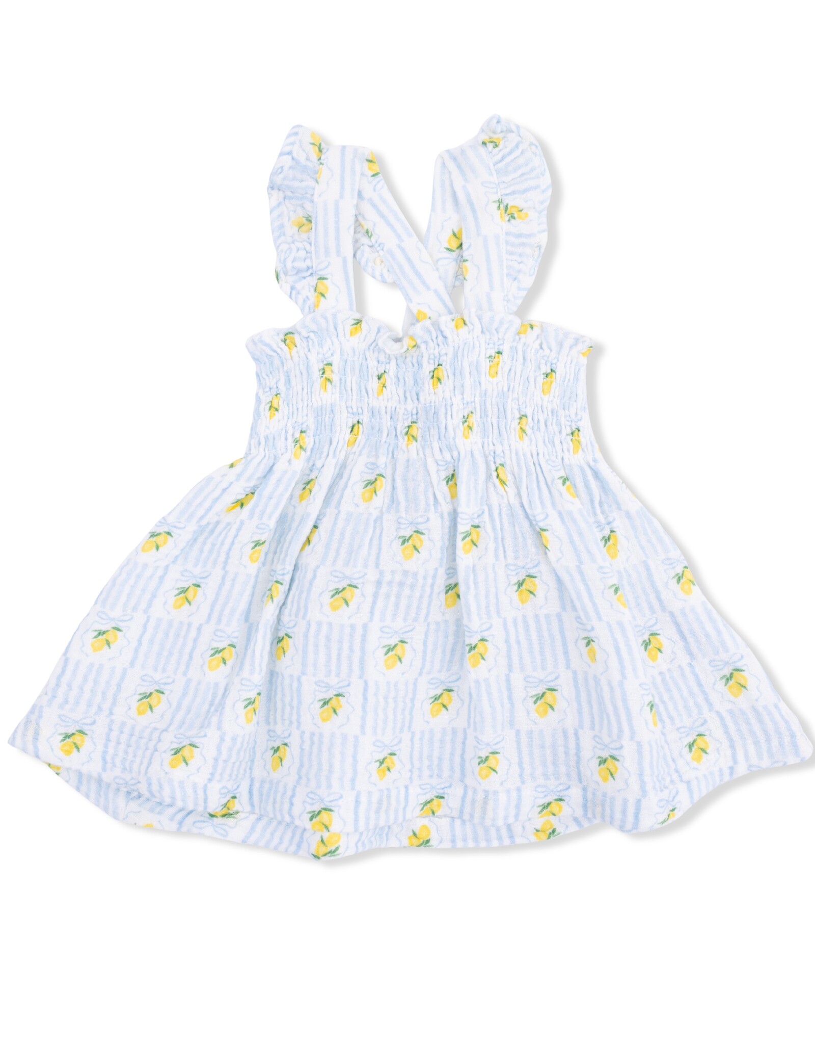 Angel Dear ADS26 Lovely Lemons Smocked Top/Bloomer