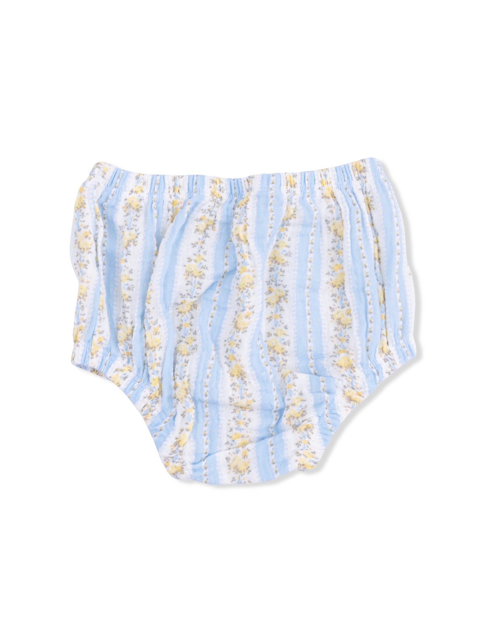 Angel Dear ADS26 Odalys Floral Stripe Puff Sleeve Dress/Bloomer