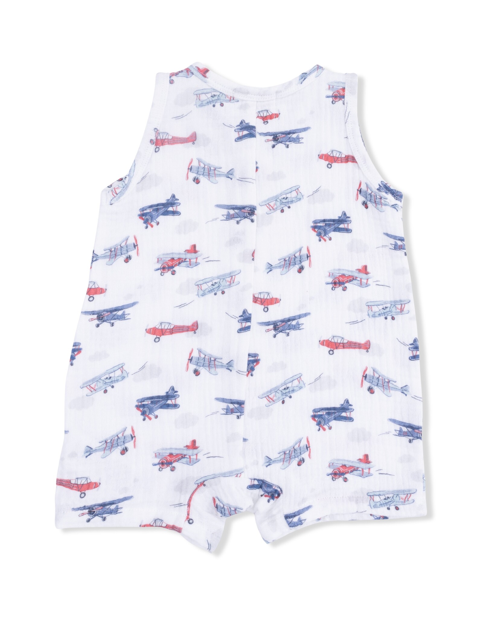 Angel Dear ADS26 Vintage Planes Shortie Romper