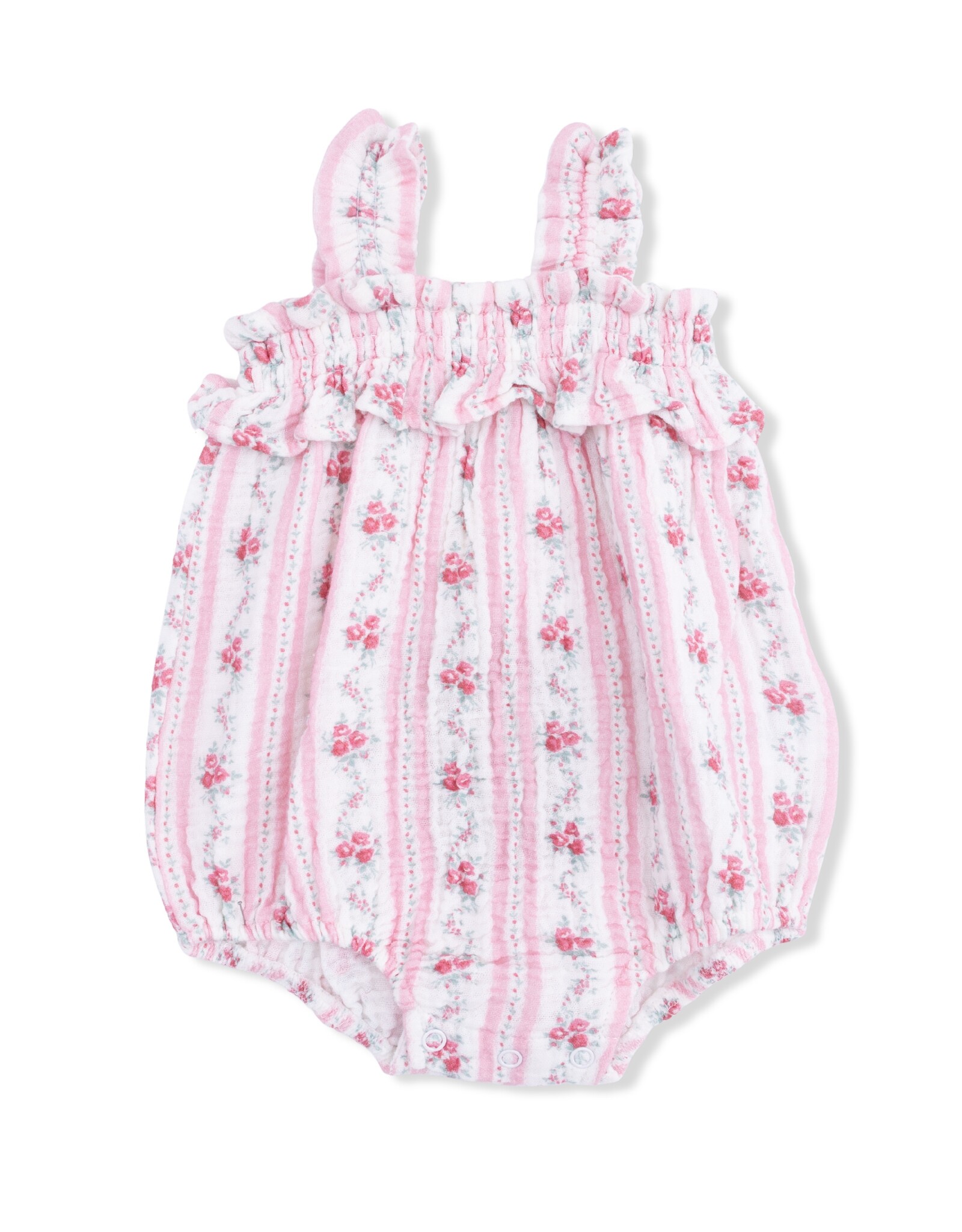 Angel Dear ADS26 Winding Roses Stripe Ruffly Strap Bubble