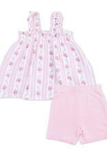 Angel Dear ADS26 Winding Roses Ruffly Strap Top/Short