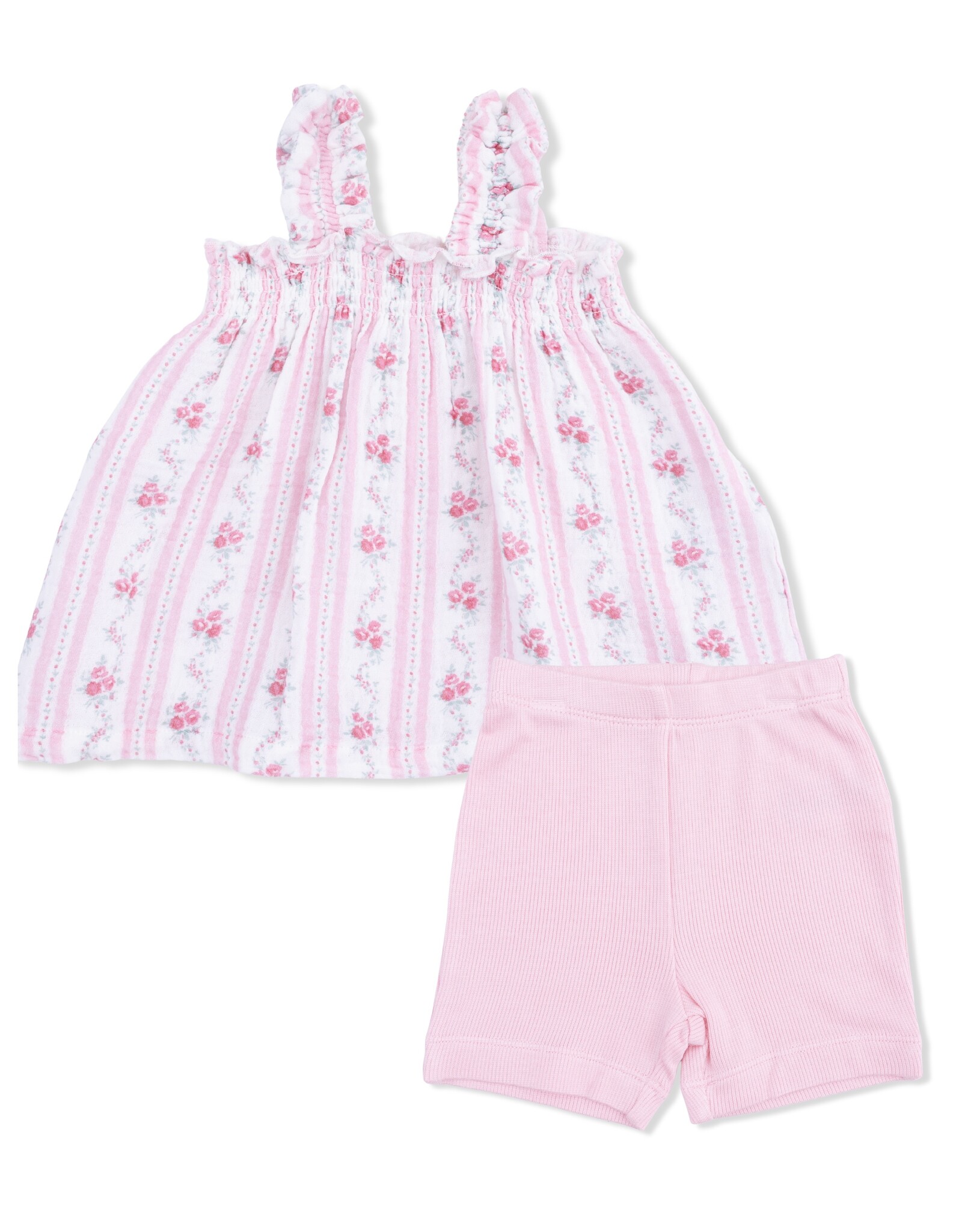 Angel Dear ADS26 Winding Roses Ruffly Strap Top/Short