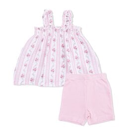 Angel Dear Winding Roses Ruffly Strap Top/Short