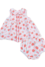 Angel Dear ADS26 Strawberry Bliss Jill Dress/Bloomer
