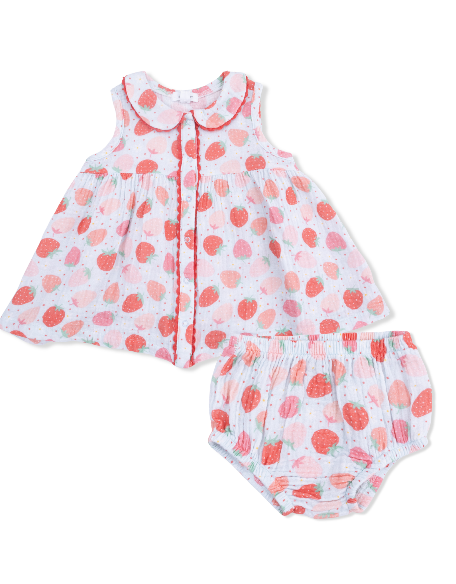 Angel Dear ADS26 Strawberry Bliss Jill Dress/Bloomer