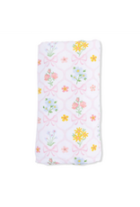 Angel Dear ADS26 Swaddle Blanket 45x45 Spring Blooms Bow Trellis