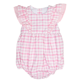 Charming Little One Pink Plaid Daphne Bubble