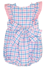 Charming Little One GQ1860 Blue Rose Plaid Molly Bubble