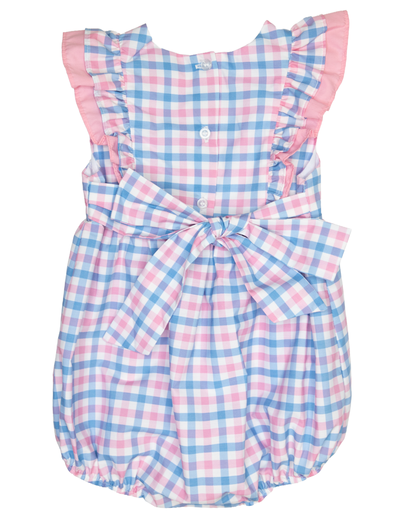 Charming Little One GQ1860 Blue Rose Plaid Molly Bubble
