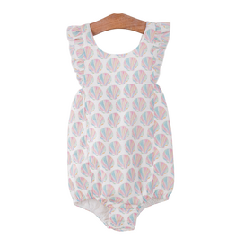 Nola Tawk Shell Yeah! Muslin Bubble Romper
