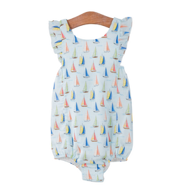 Nola Tawk Sea You Soon Muslin Bubble Romper