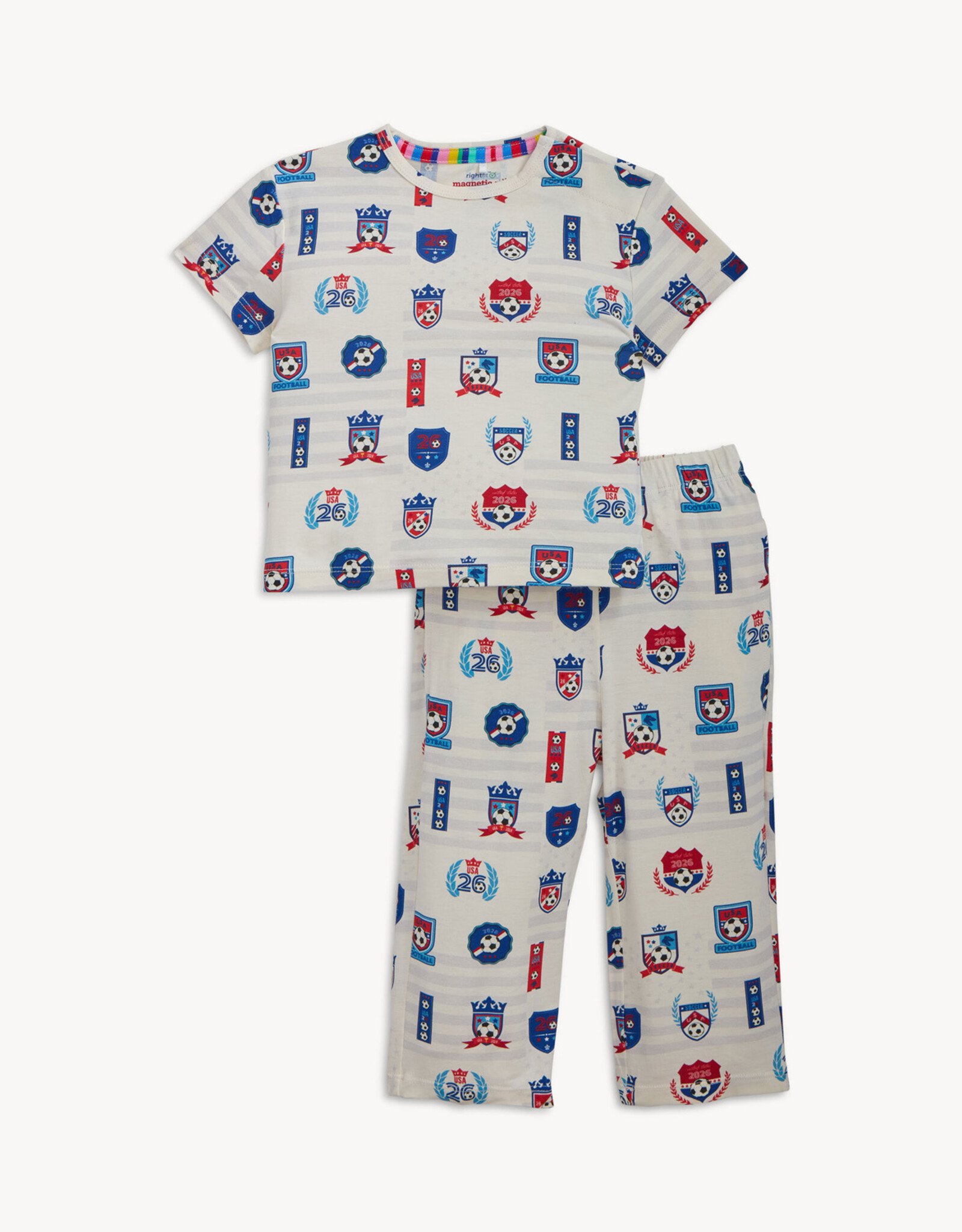Magnetic Me MM Right Fit 2 Pc PJ Set Team Goals USA