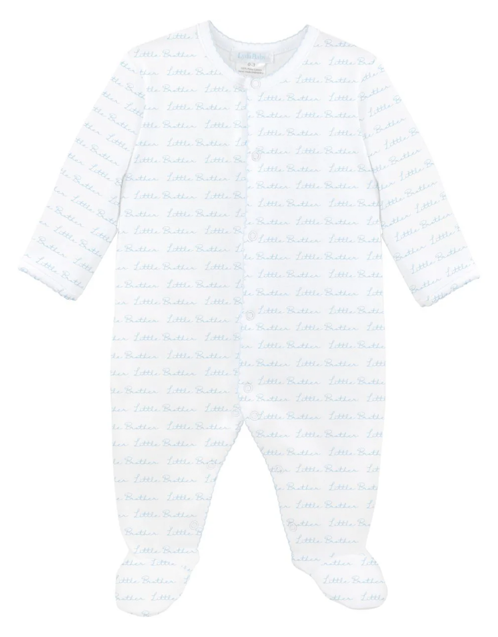 Lyda Baby LydaB Zipper Footie Little Brother