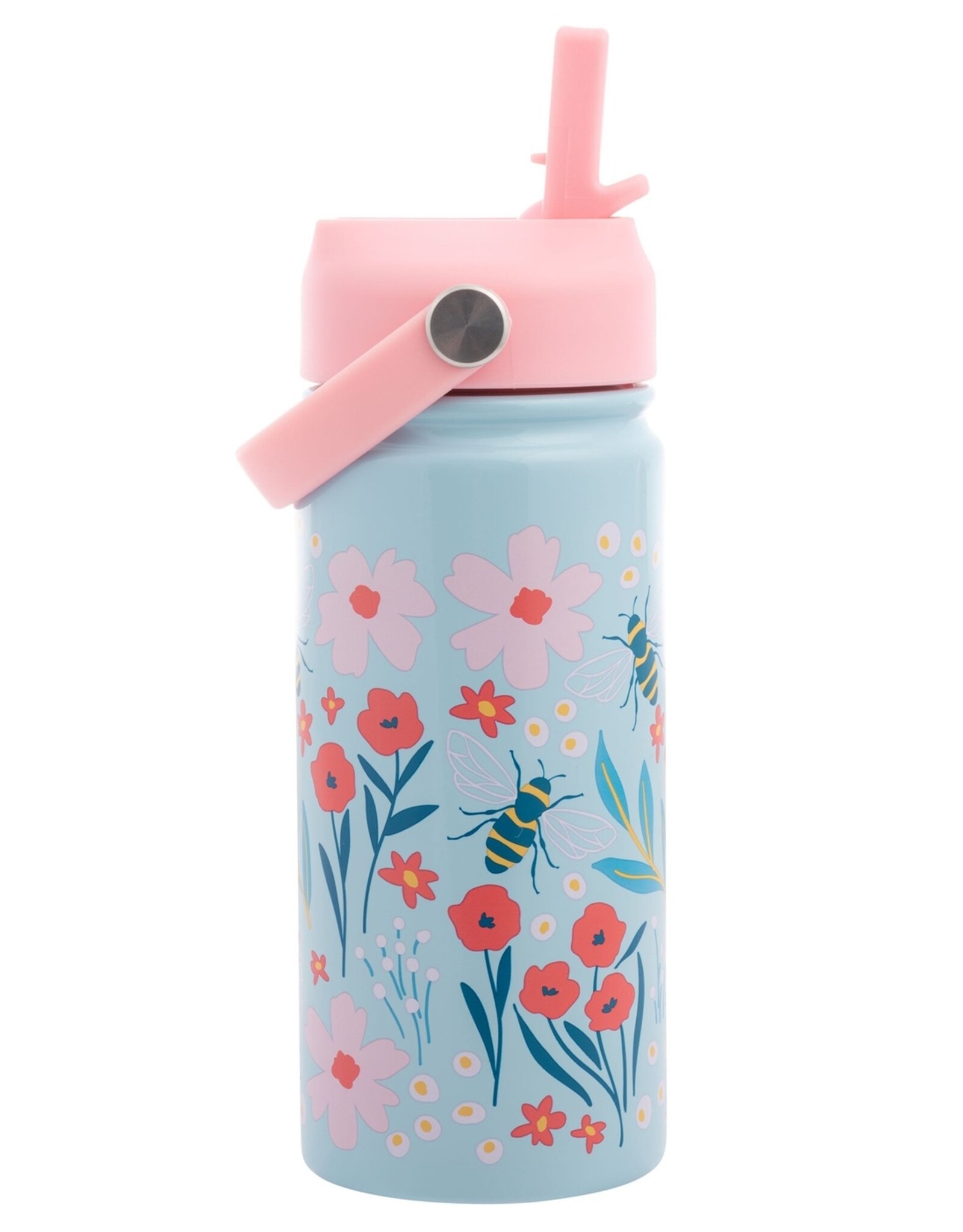 Stephen Joseph SJ Stainless Steel Bottle w/Handle