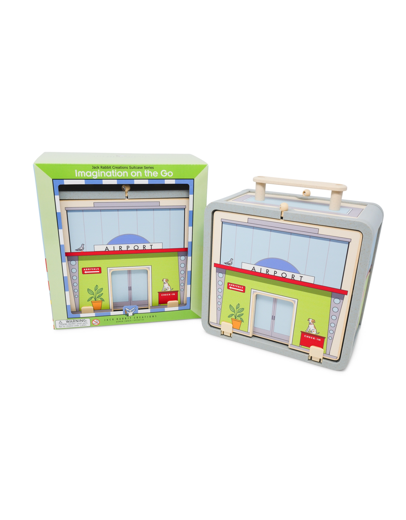 Jack Rabbit Creations Airport Suitcase Playset