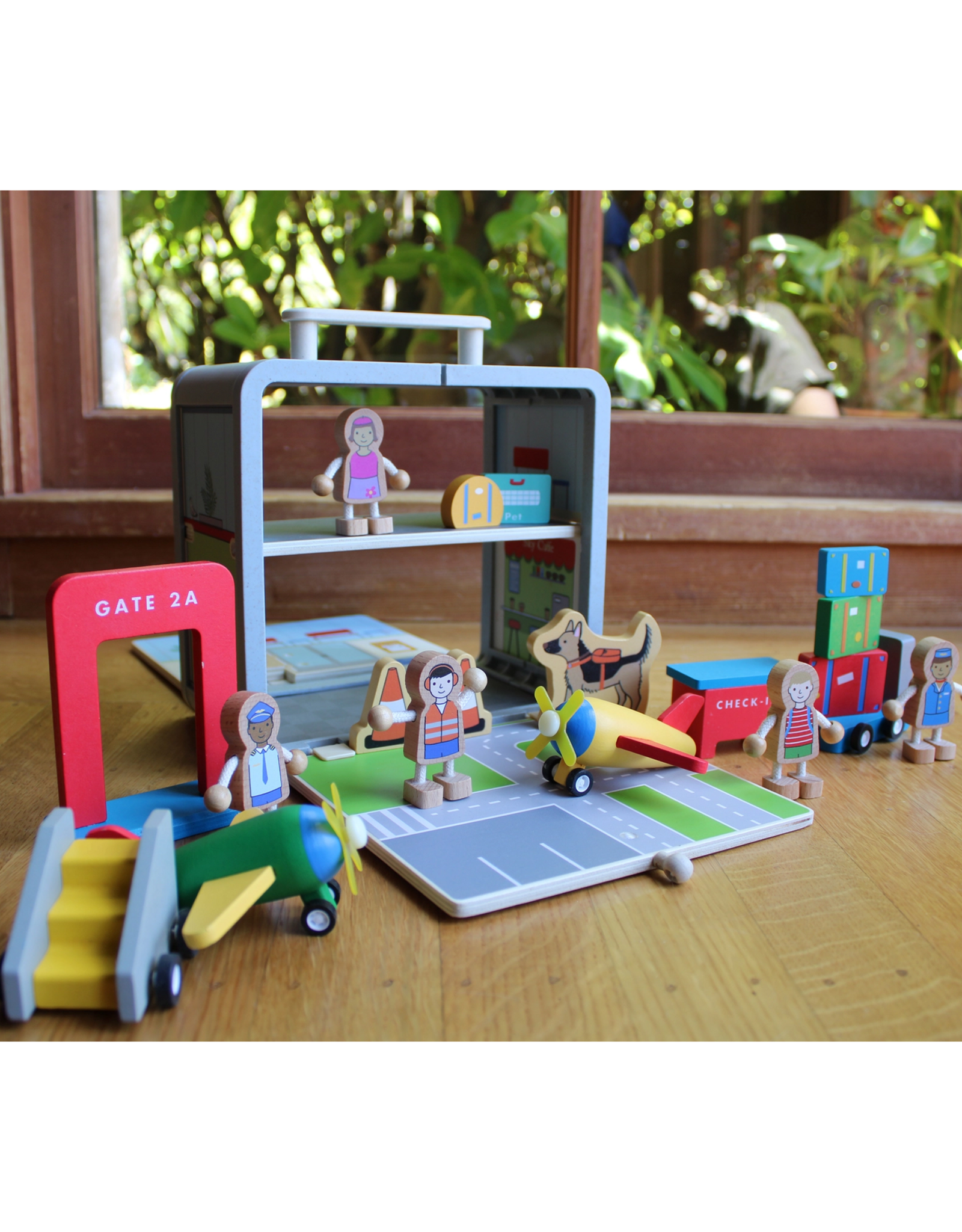 Jack Rabbit Creations Airport Suitcase Playset