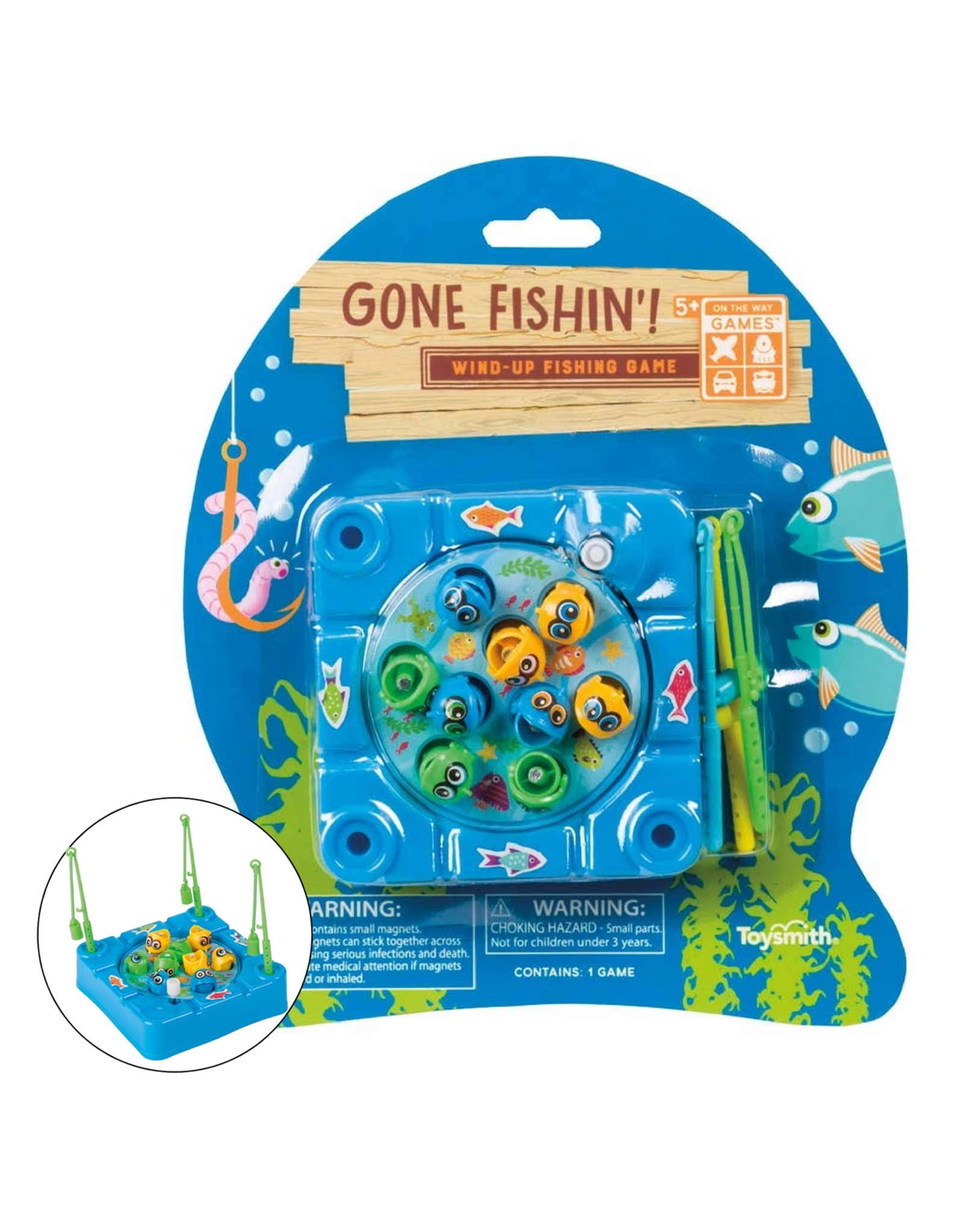 Toysmith Gone Fishing Board or Travel Game
