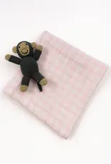 A Soft Idea ASI Gingham Check Blanket Pink