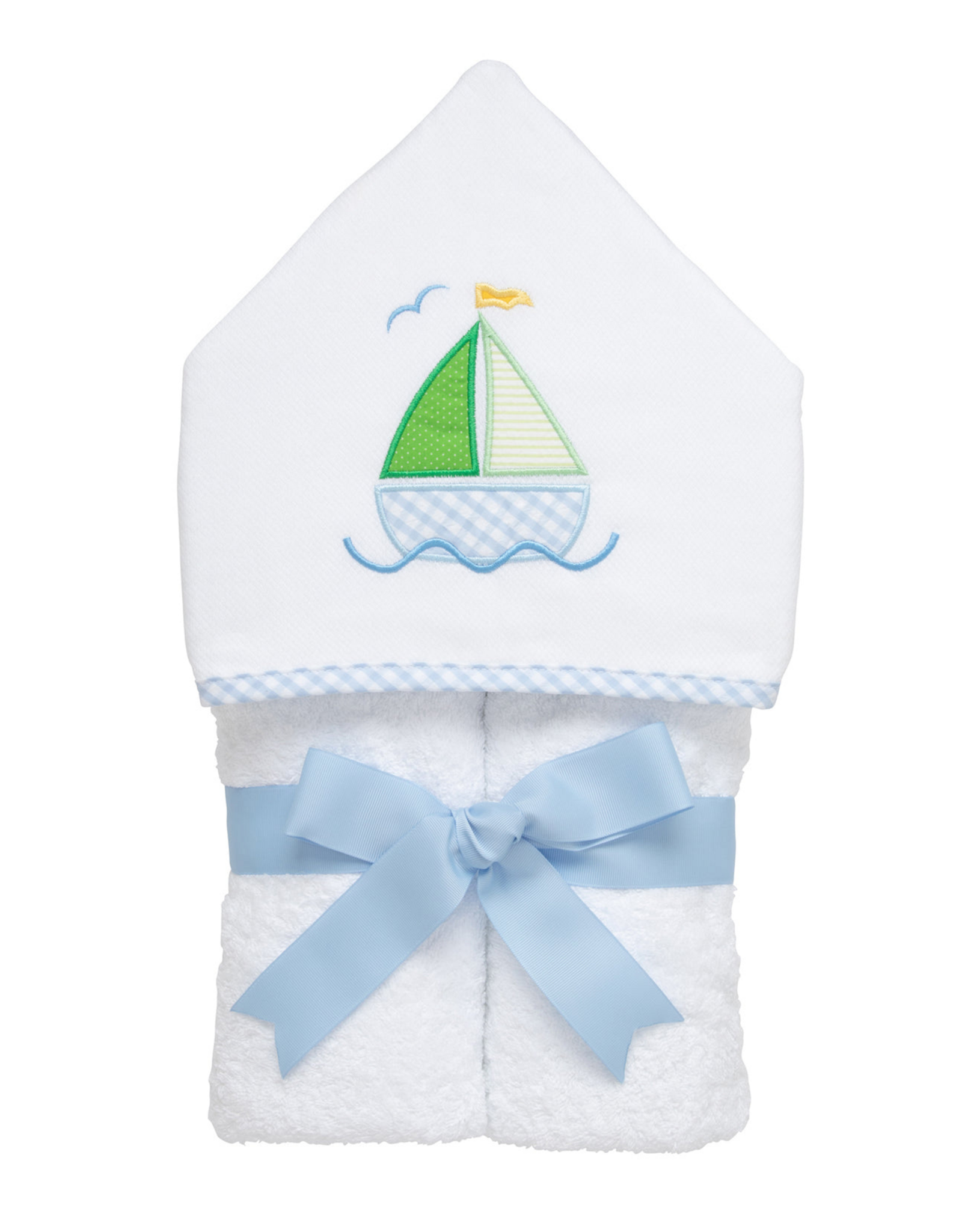 3 Marthas 3M Everykid Towel blue sailboat