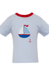 Claire and Charlie 5016P Sailboat Applique Shirt