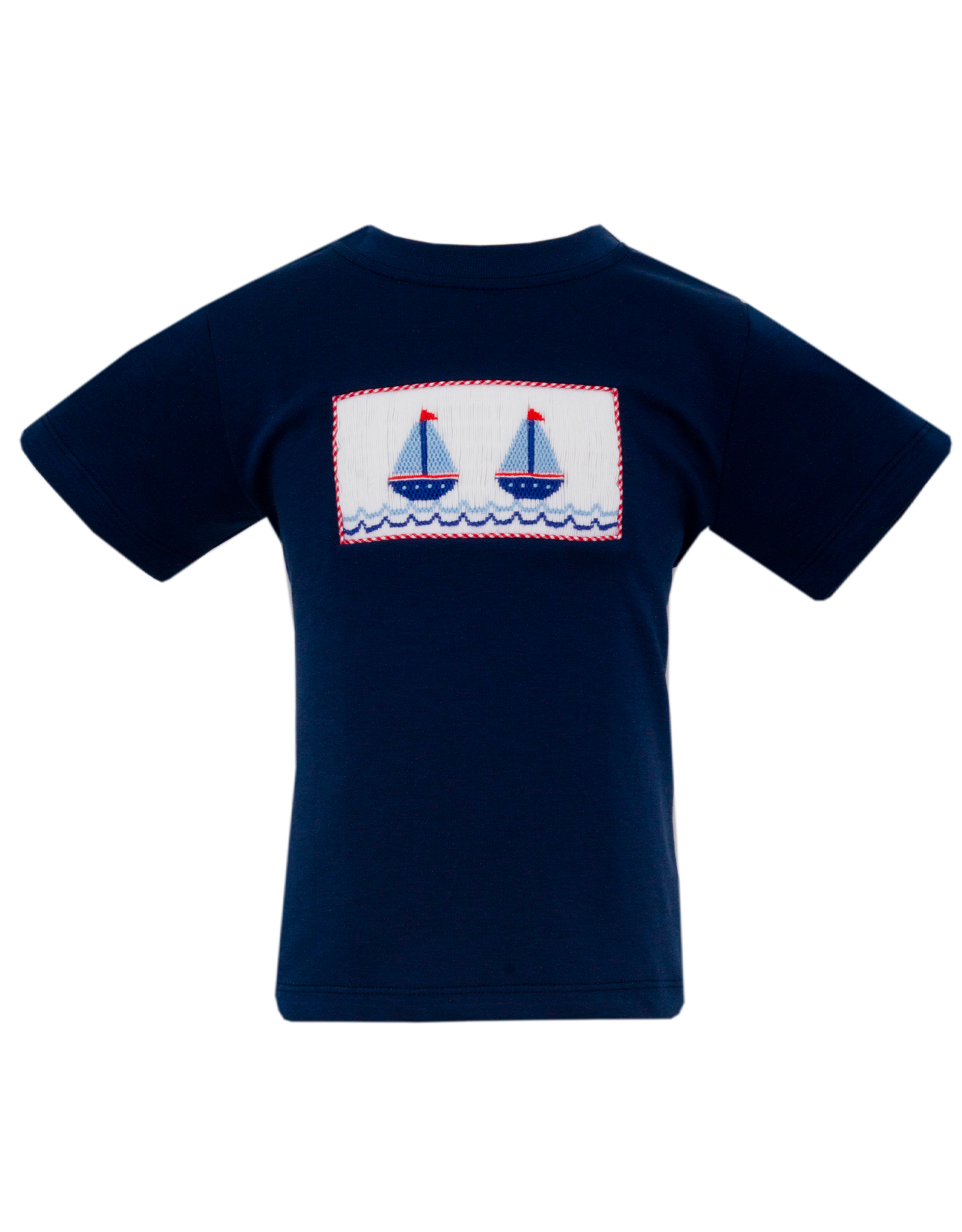 Anavini 320P Sailboat Smocked Shirt