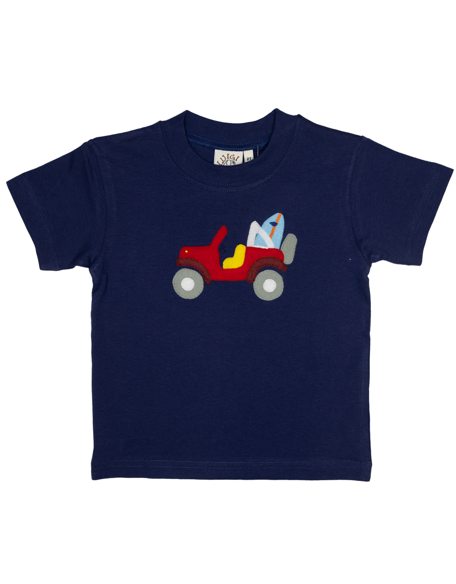 Luigi S26 Navy Jeep Surfboard Shirt