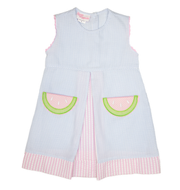 My Little Hoppers (Size 4T) Watermelon Jumper Dress