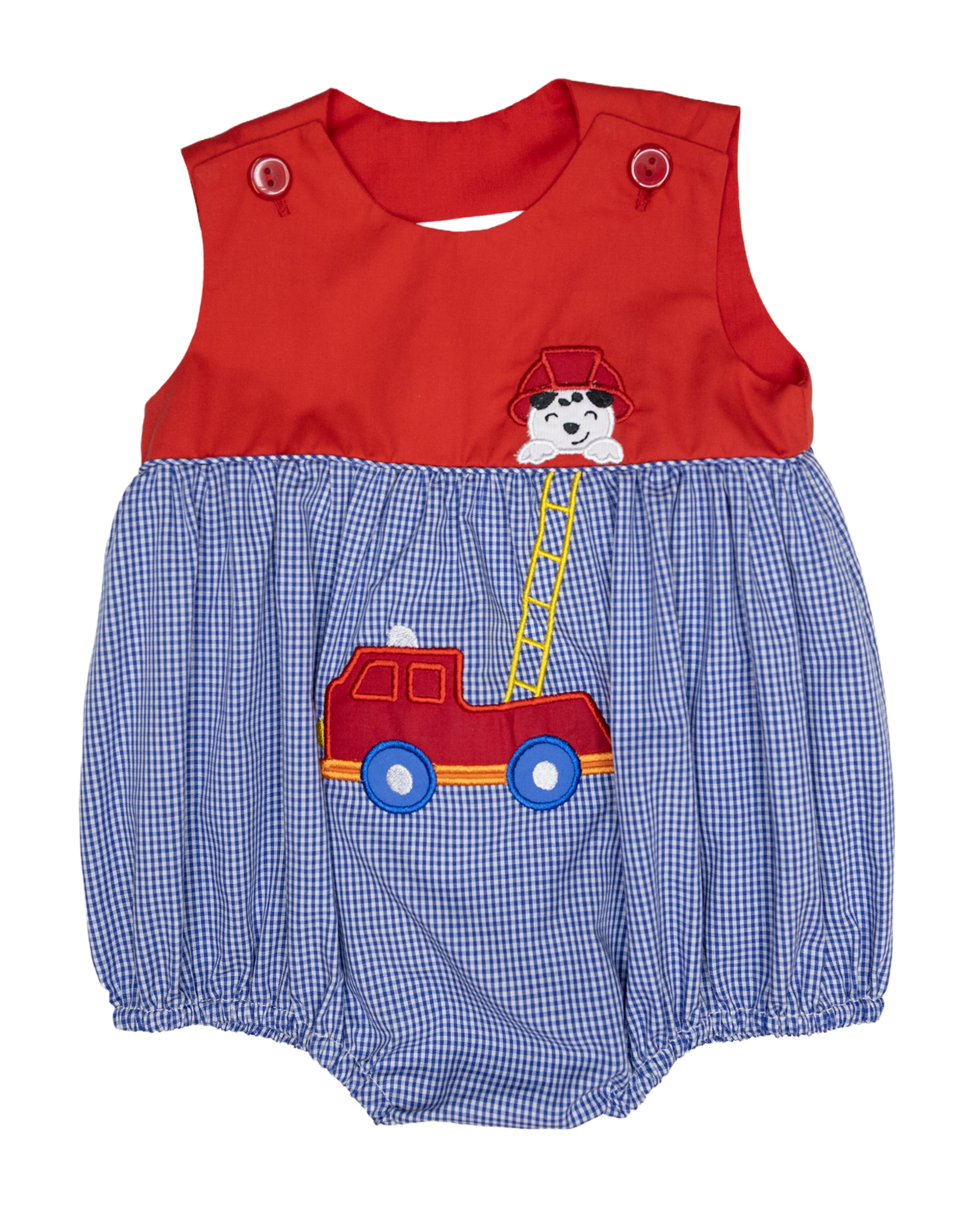 My Little Hoppers MLH Firetruck Applique Bubble